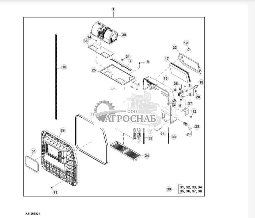 Компоненты кондиционера воздуха 